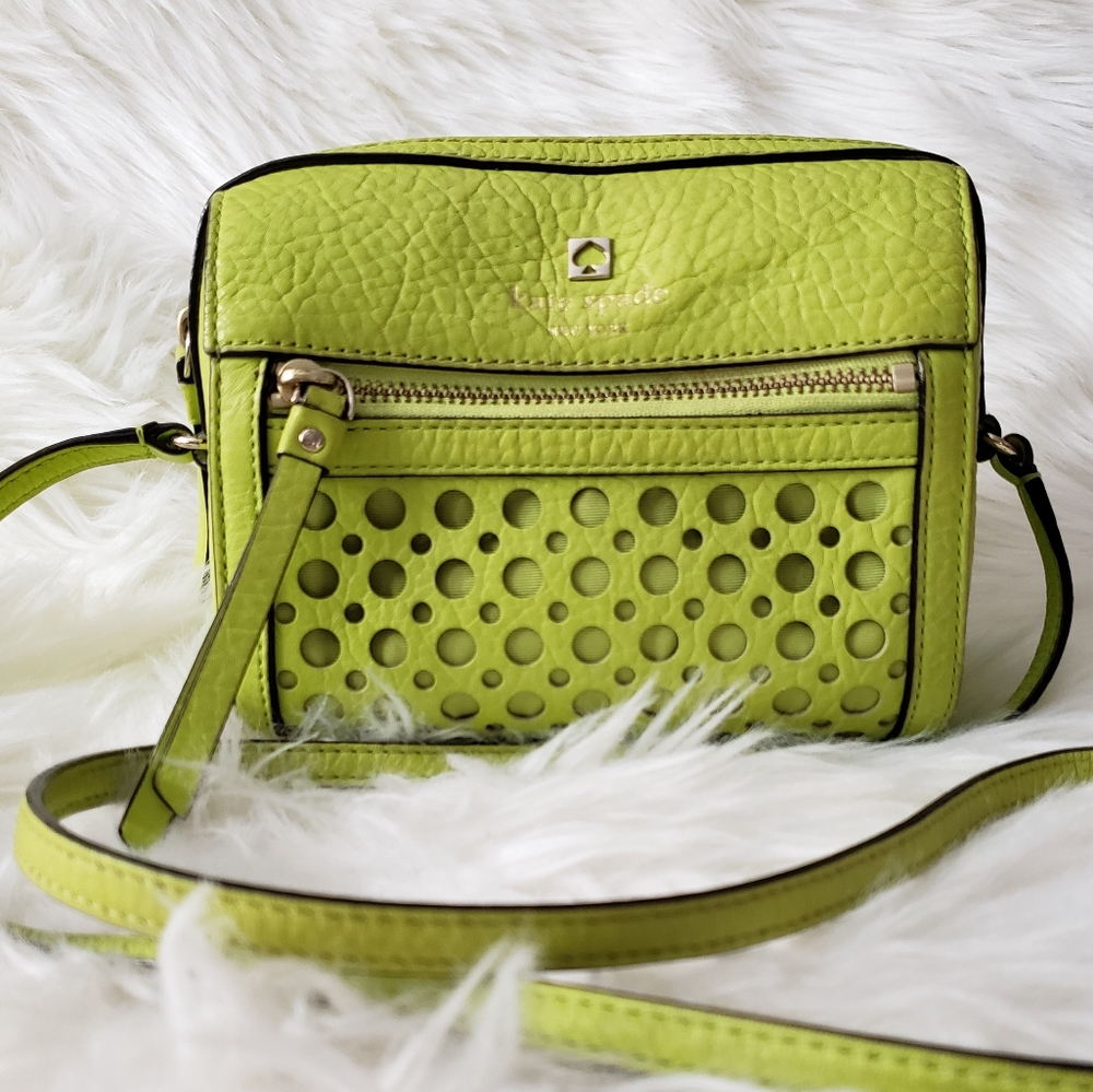 Kate Spade Looloo Perri Lane Bubbles in lime green